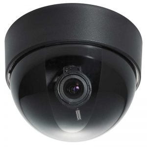 black dome security camera